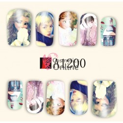 Stickere cu Apa pentru unghii cod A1200 - Sarbatori de Iarna